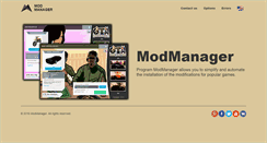 Desktop Screenshot of modmanager.info