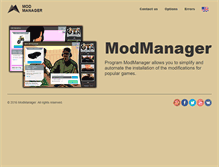 Tablet Screenshot of modmanager.info